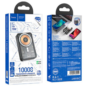 Внешний аккумулятор Hoco Q14A Ice Crystal PD 20W SafeMag 10000mAh