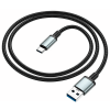 Кабель HOCO US10, USB-Type-C, 0.5м, USB 3.0, 5Gbit/s, черный