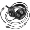 Наушники Borofone BO108 Flame c микрофоном, черный