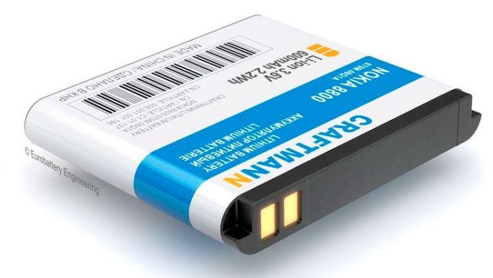 Аккумулятор для BLACKBERRY C-X2 Craftmann 1350mAh для BlackBerry 8800, 8820, 8830