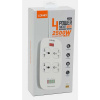 Пилот удлинитель LDNIO SC4407, 4 розетки, 4 порта USB, 2 м, 10А, 2500 Вт.