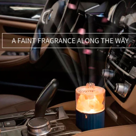 Лампа солевая чаша с камнями гималайского кристалла соли