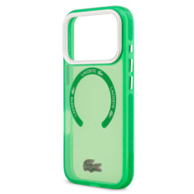 Чехол Lacoste на iPhone 17 Pro Max, MagSafe, с матовым покрытием, Estragon Green