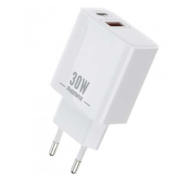 Зарядное устройство качественное Remax RP-U82 PD+QC 3.0 с 1USB/1Type-C/3A/30W