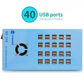 Зарядное устройство SUNSHINE SS-310 содержит 40 USB портов высокой мощности