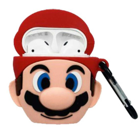 Чехол для наушников AirPods в виде Super Mario.
