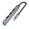 Adapter Hoco HB26 Type-C hub 4-в-1 USB3.0+USB2