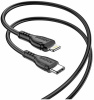 Кабель Borofone BX51 Lightning (m)-Type-C (m) 1.0м 2.4A силикон черный